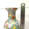 Chinese Famille Rose Millefleur Vase, Jing-De-Zhen- Made 4-character mark, Mid- century,32cm.