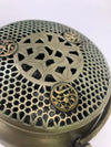 Chinese Antique Hand Warmer, Bai-Tong (white bronze), 19th Century