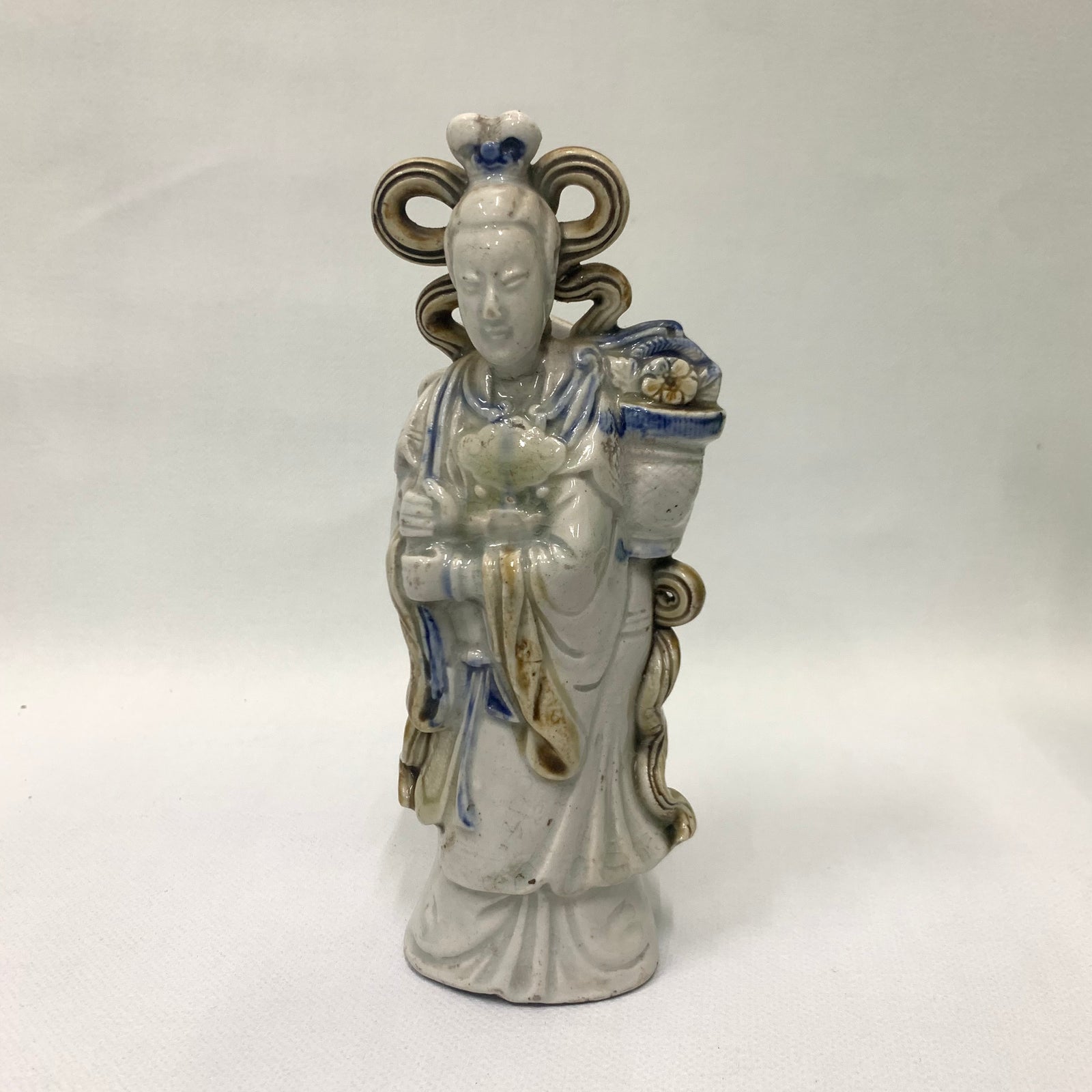 Chinese Porcelain Wall Vase, 18.5cm，age wear
