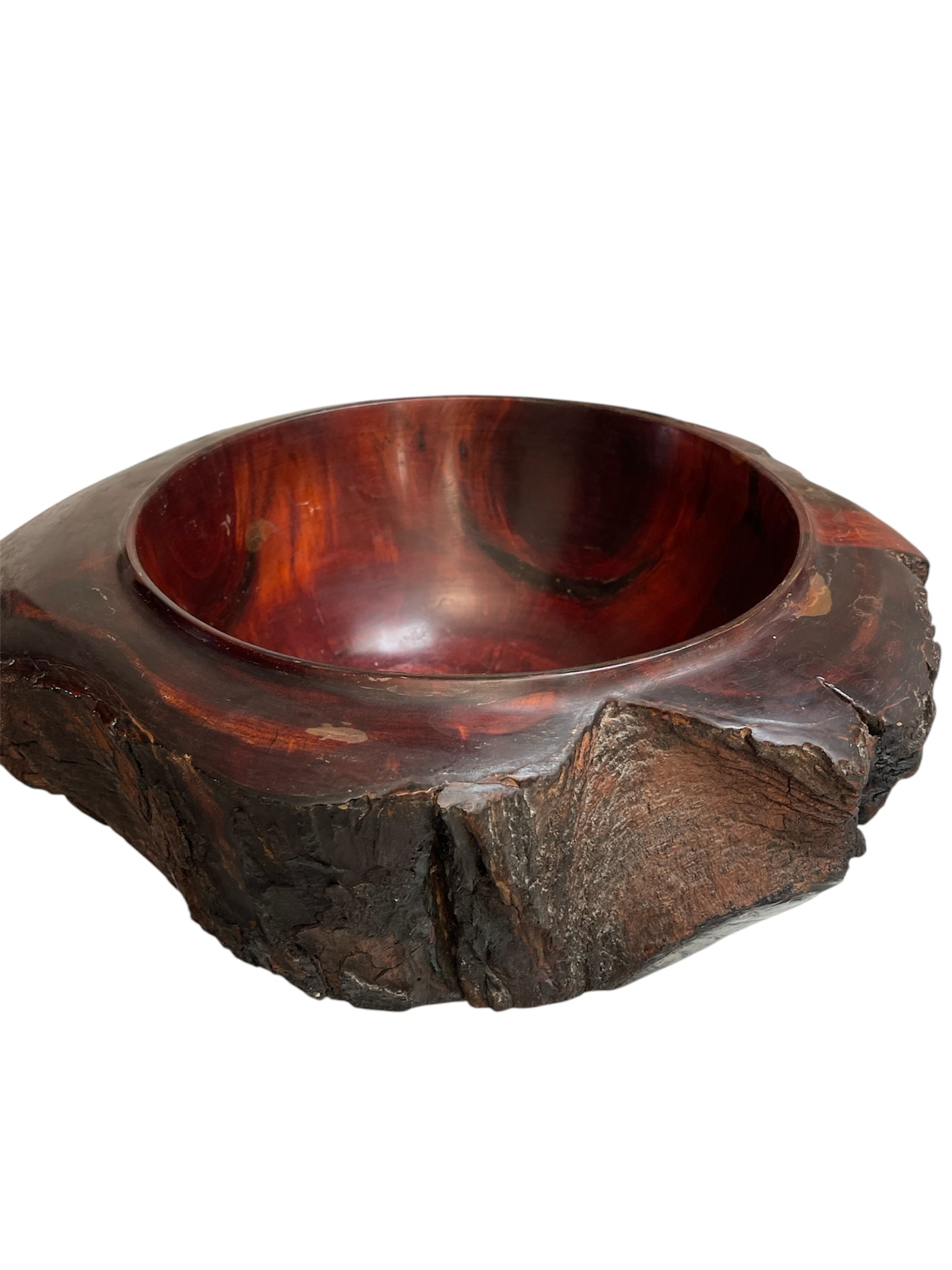 Large wooden bowl