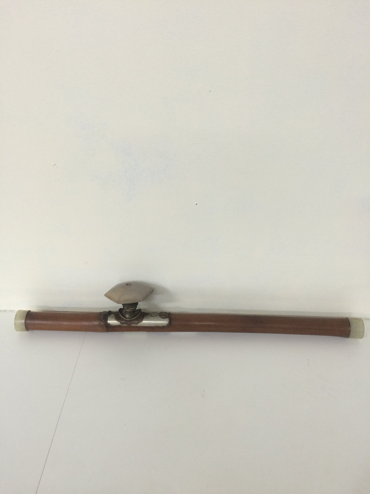 Chinese bamboo opium pipe
