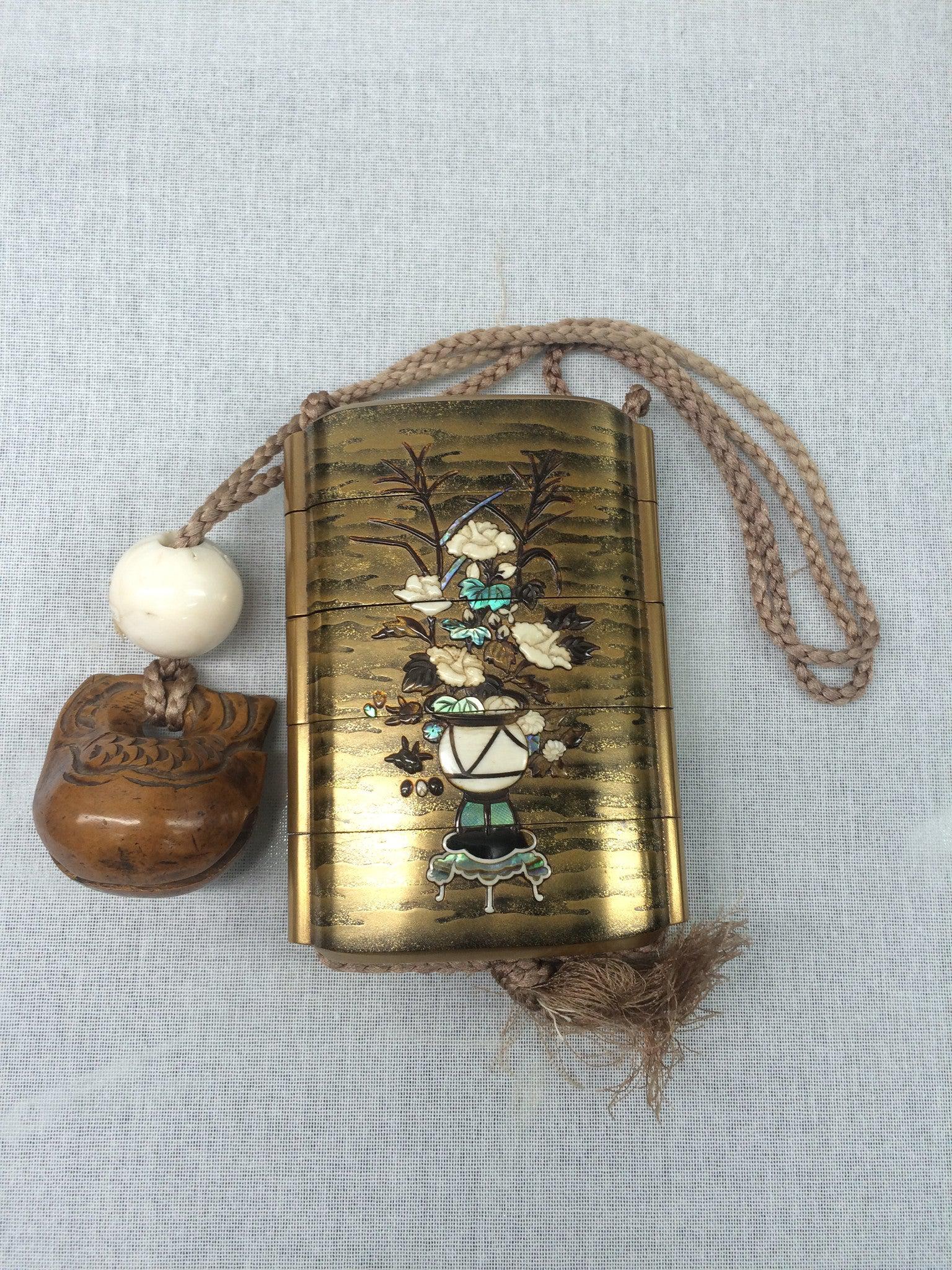 Japanese lacquer Inro