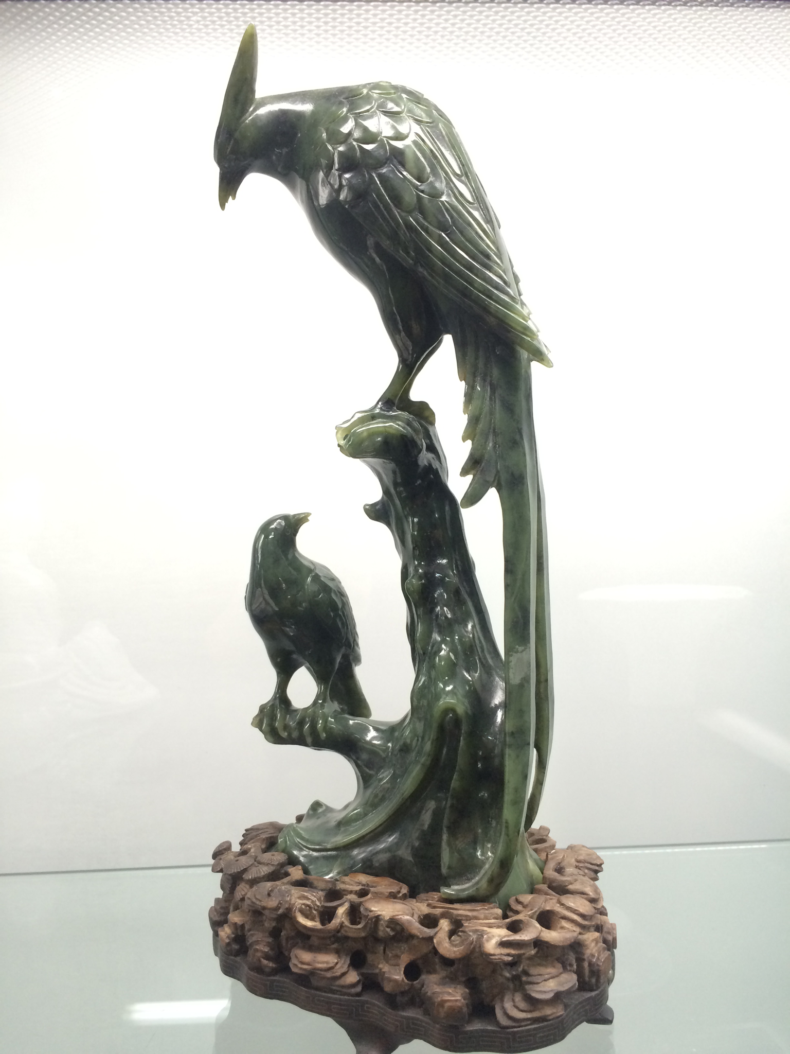 Chinese spinach jade carving