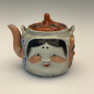 日本万古茶壶 - 明治时期