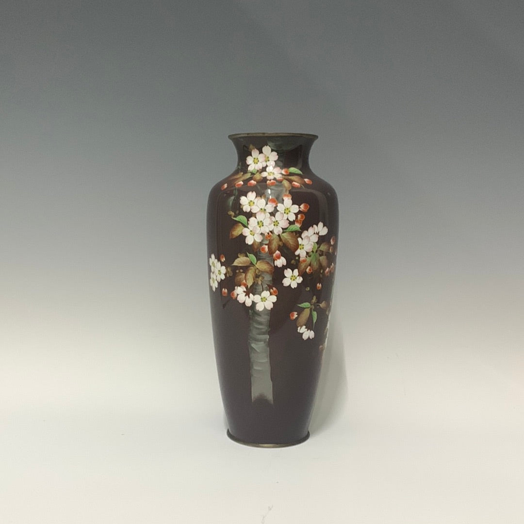 Cloisonné Vase - Signed