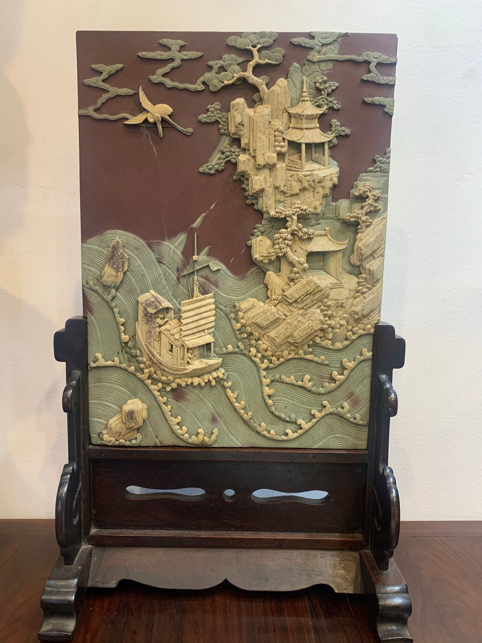 Chinese Qi-Yang stone carving