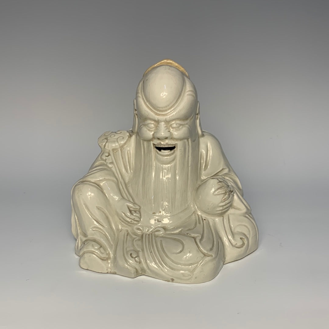 Chinese Blanc de chine figure of a long life sage