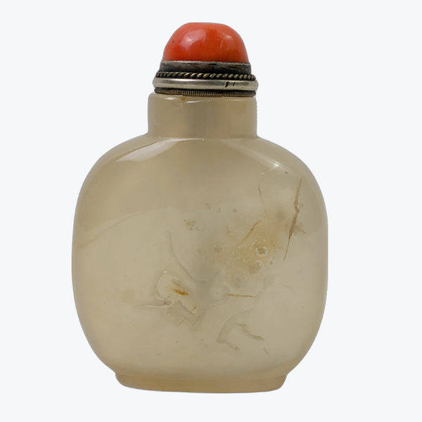 中国玛瑙鼻烟壶，十九世纪，玛瑙烟壶- Asian Antiques