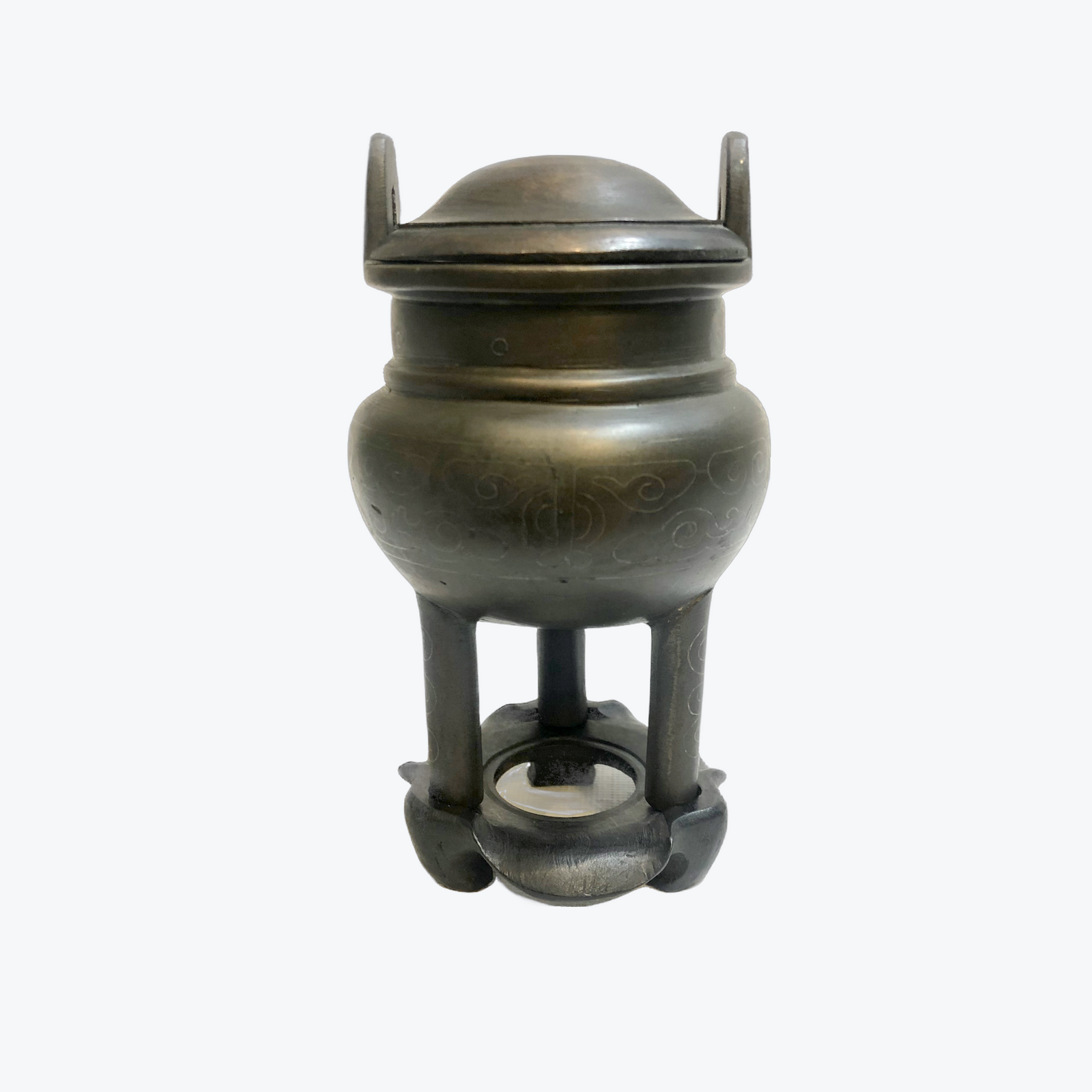 Chinese Qing Dynasty Bronze Censer